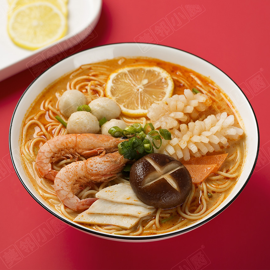 冬阴功汤海鲜面